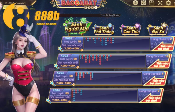 Đôi nét về Baccarat tại 888B