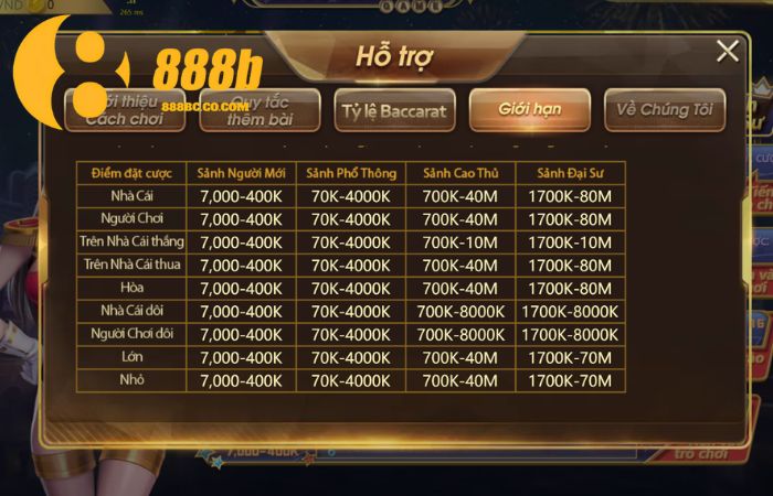 Có 3 cửa cược chính: Banker, Player, Tie
