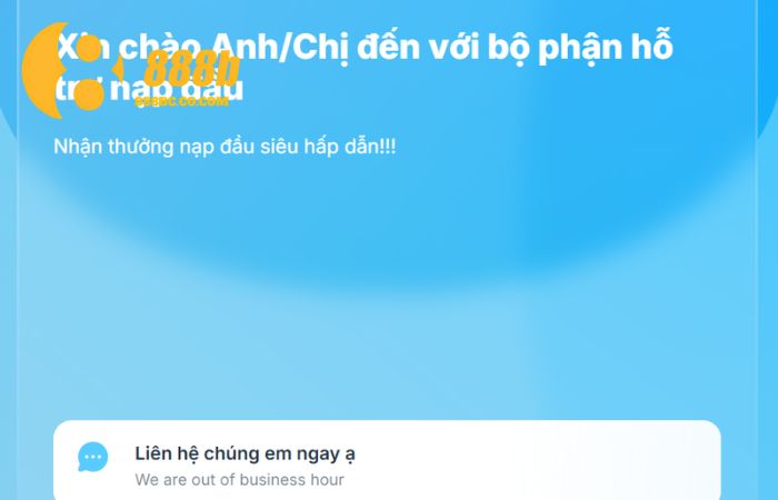 Một số phương thức liên hệ chính của nhà cái 888B