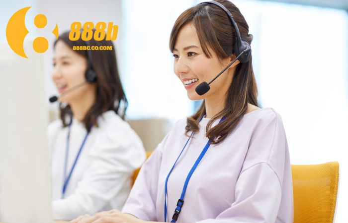 Hệ thống chăm sóc khách hàng tại 888B chuyên nghiệp, hoạt động 24/7